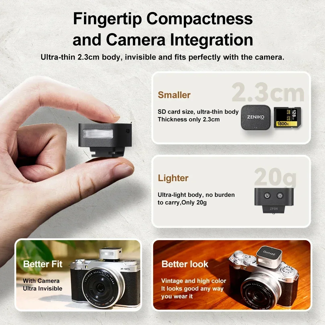 ZENIKO ZF04/ZF08 Mini Camera F - Outdoor Lighting Video avis et prix