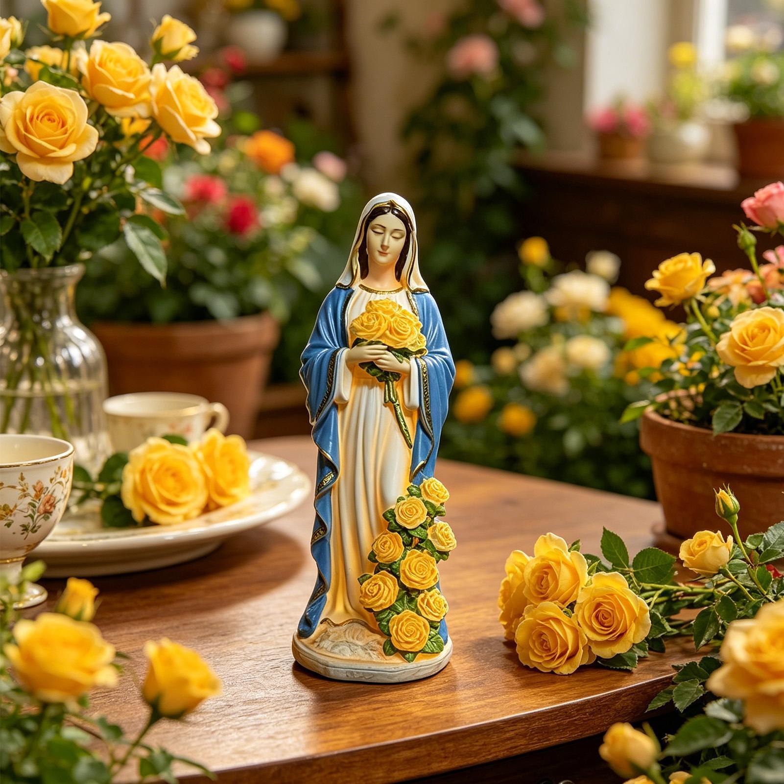 Solar Virgin Mary Statue Outdo - Outdoor Lighting Battery Powered avis et prix