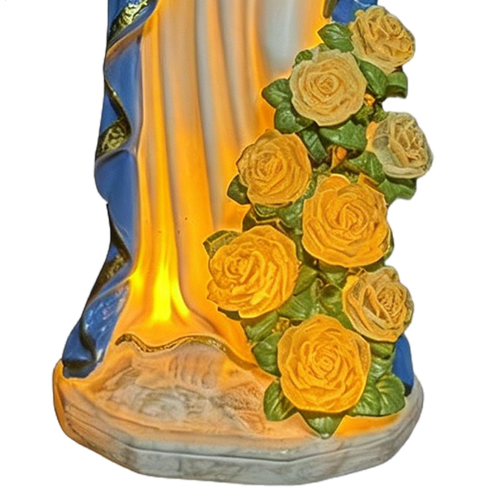 Solar Virgin Mary Statue Outdo - Outdoor Lighting Battery Powered avis et prix