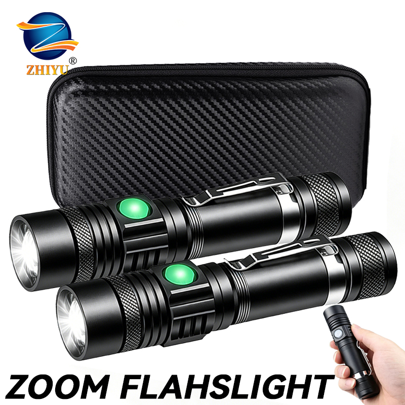 T6 LED Rechargeable Flashlight - Outdoor Lighting Setup avis et prix