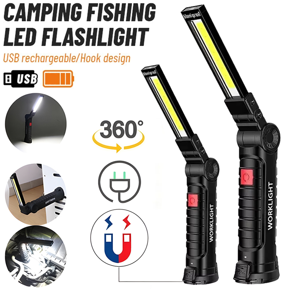 LED COB Flashlight USB Recharg - Outdoor Lighting Setup avis et prix