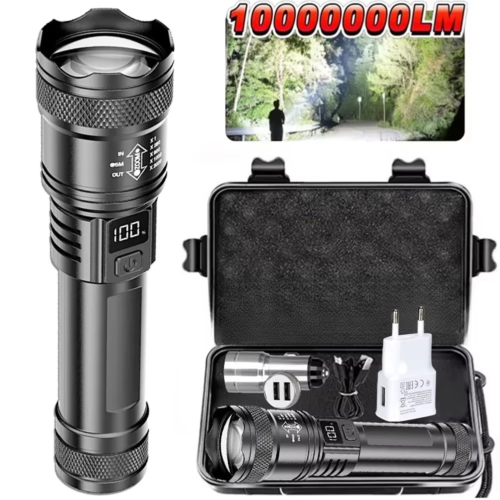 Rechargeable LED Flashlight Zo - Zinc Outdoor Lighting avis et prix