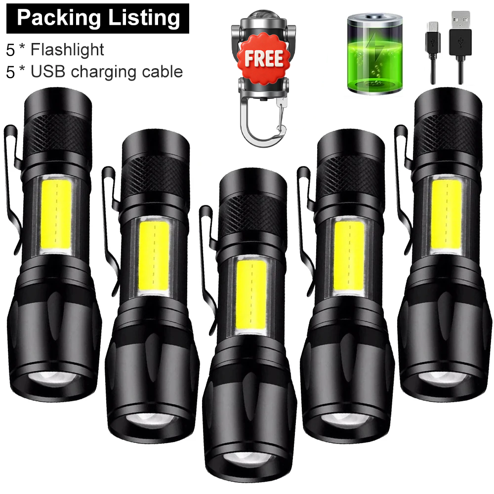 Powerful Mini LED Flashlight C - Outdoor Lighting Battery Powered avis et prix