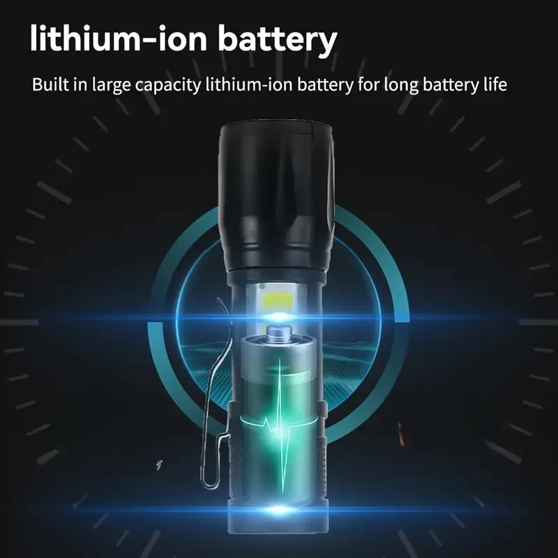 Powerful Mini LED Flashlight C - Outdoor Lighting Battery Powered avis et prix