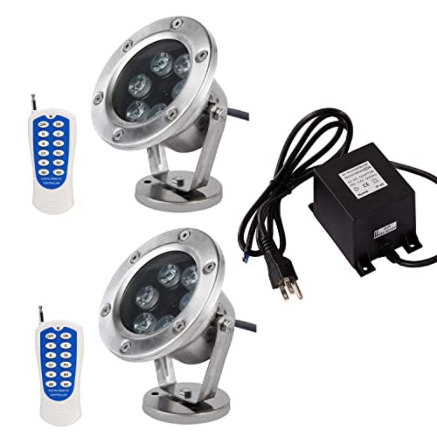 LED Pond Light 2 Pack for outd - Outdoor Lighting Remote Control avis et prix