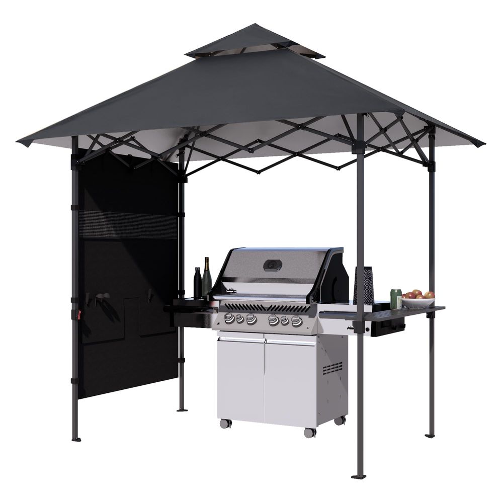 8x5 Pop Up Grill Gazebo Outdoo - Outdoor Lighting For Gazebo avis et prix