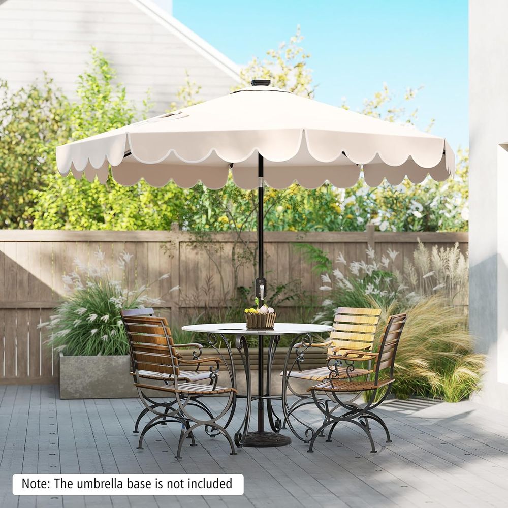 2-Tier Scalloped Outdoor Patio - Outdoor Lighting Deck avis et prix
