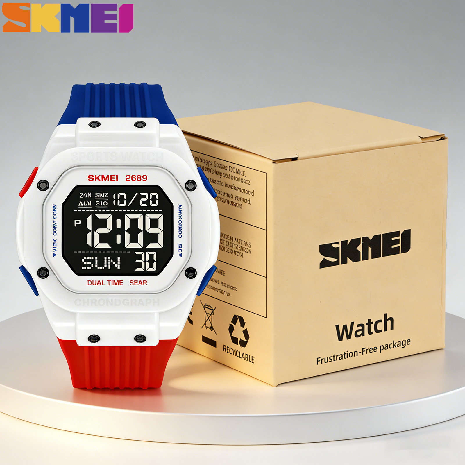 SKMEI 2689 Fashion Wristwatch  - Outdoor Lighting Electrical Box avis et prix