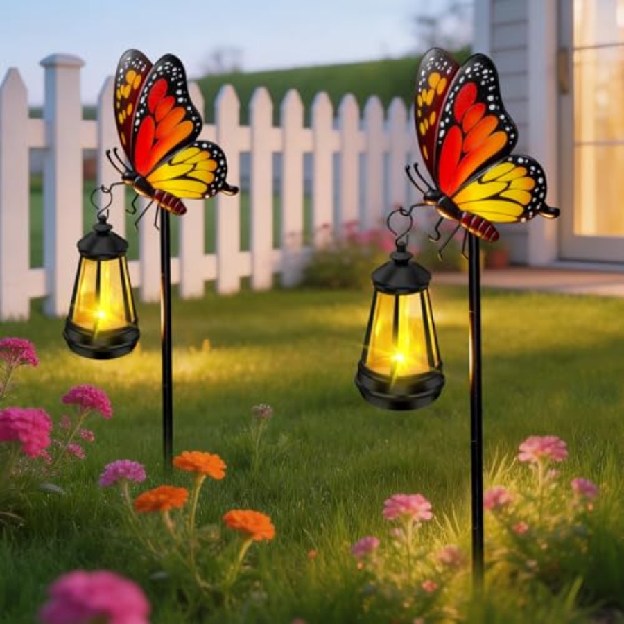 Solar Garden Decor Lights Outd - Outdoor Lighting Yard Stakes avis et prix