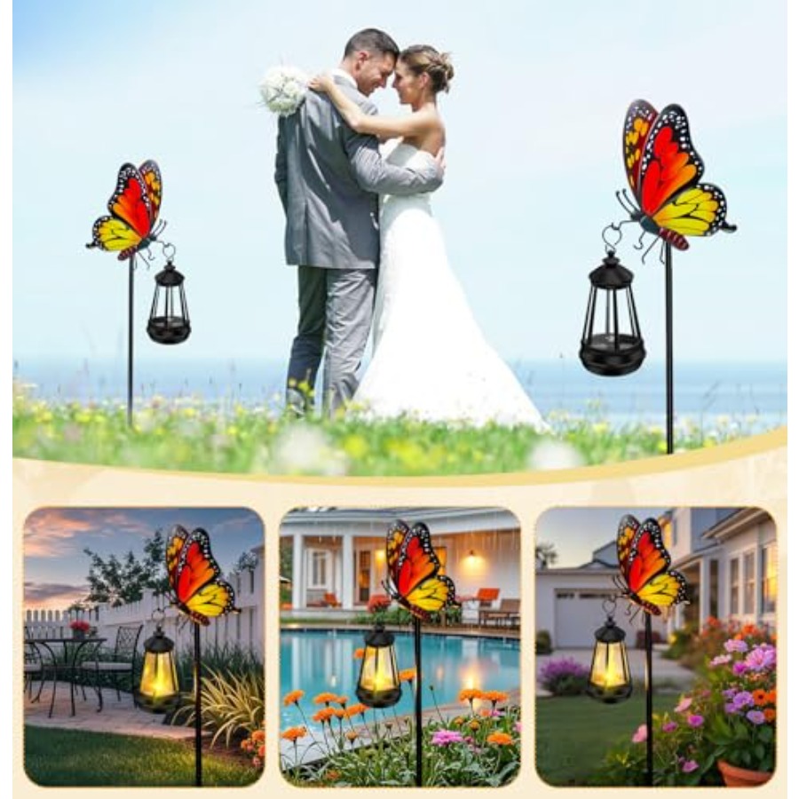 Solar Garden Decor Lights Outd - Outdoor Lighting Yard Stakes avis et prix