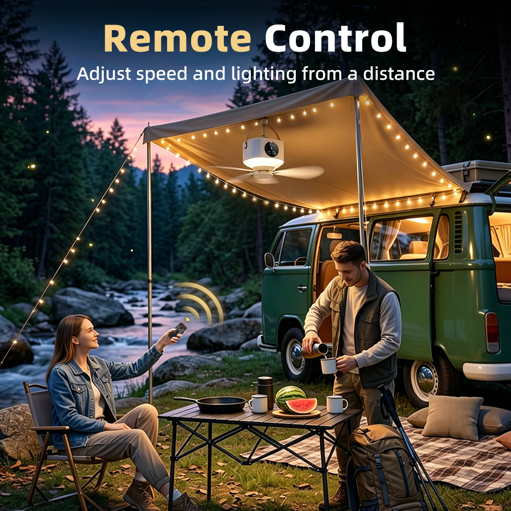 Wireless Ceiling Fan With Ligh - Outdoor Lighting Remote Control avis et prix